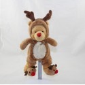 Winnie cub bear DISNEY STORE disguised as reindeer 25 cm