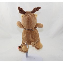 Winnie cub bear DISNEY STORE disguised as reindeer 25 cm