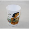 Pocahontas DISNEY ceramic Cup 8 cm white glass