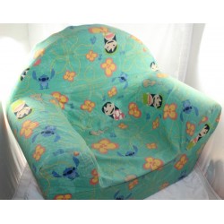 Lilo and Stitch club chair in orange polyester green