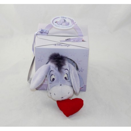 Donkey to bourriquet DISNEY NICOTOY Eeyore's Little Moments Red Heart 20 cm