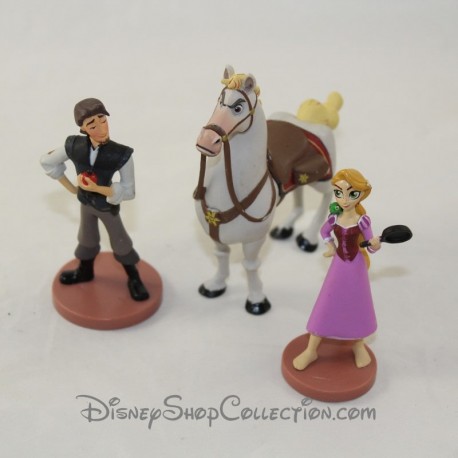 Figurines Raiponce DISNEY STORE lot de 3 figurines playset Tangled série