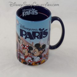 Taza en relieve con pedrería DISNEYLAND PARIS Mickey Minnie Tour Eiffel brillo 3D Disney 13 cm