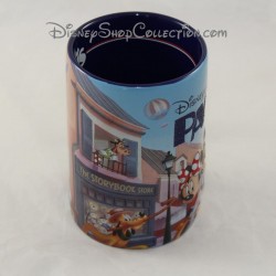 Taza en relieve con pedrería DISNEYLAND PARIS Mickey Minnie Tour Eiffel brillo 3D Disney 13 cm
