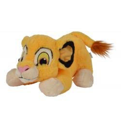 Peluche Simba DISNEY NICOTOY Le Roi lion peluche playful couché 18 cm