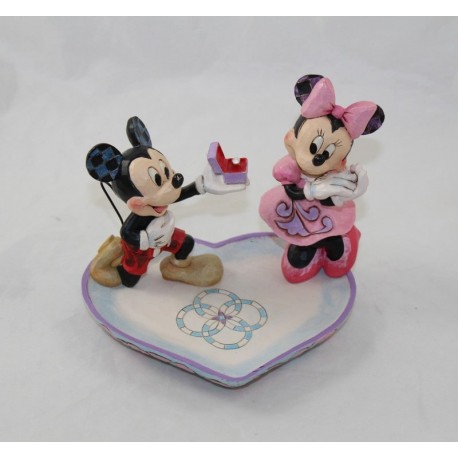 La Figurine di Mickey Minnie DISNEY Traditions mostra la proposta del cuore