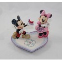 Figurine Mickey Minnie DISNEY Traditions Showcase coeur demande en mariage