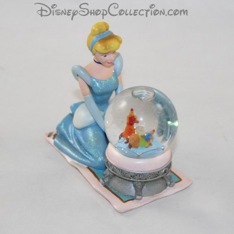 Globo de nieve princesa DISNEY Cenicienta sentado bola de nieve ratón 10 cm