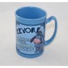 Mug en relief Bourriquet DISNEY STORE Eeyore pessimism bleu céramique