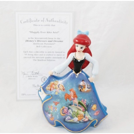 Porcelain Figure Ariel DISNEY Bradford Limited Edition Bell Editions The Little Siren