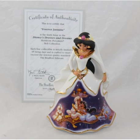 Figurine porcelaine Jasmine DISNEY Bradford Editions Bell mariée éd
