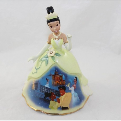Figura de porcelana de Tiana DISNEY La princesa y la rana Bradford Ediciones Bell EL