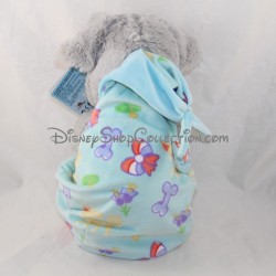 BEAR cane DISNEYLAND PARIGI La Belle et le Clochard baluchon borsa blu Disney Babies 28 cm