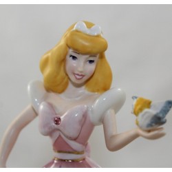 Figura de porcelana Cinderella DISNEY Bradford Ediciones Bell vestido rosa