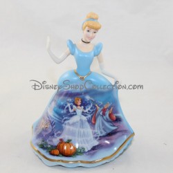 Figura de porcelana Cinderella DISNEY Bradford Ediciones Bell edición limitada vestido azul