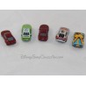 Un sacco di 5 auto di plastica Dr Damage, Holley Shiftwell, Red, Mack e Bus DISNEY PIXAR Cars 10 cm