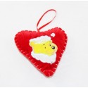 Christmas decoration DISNEY Winnie the Cub suspension heart velvet
