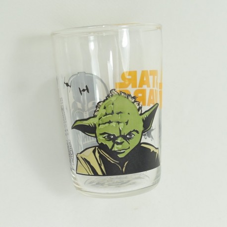 Glass Star Wars DISNEY Master Yoda and Darth Vader Amora mustard