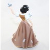 Figurine porcelaine Blanche-Neige DISNEY Bradford Editions Bell robe marron édition limitée