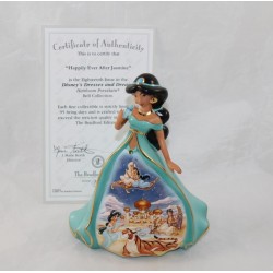 Figurine porcelaine Jasmine DISNEY Bradford Editions Bell Aladdin Ce rêve bleu EL