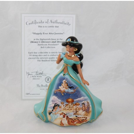 Figura de porcelana Jasmine DISNEY Bradford Ediciones Bell Aladdin Este Sueño Azul EL