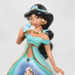 Porzellan-Figur Jasmine DISNEY Bradford Editions Bell Aladdin Dieser Traum blau EL
