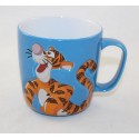 Mug embossed Tigger DISNEYLAND PARIS blue cup ceramic