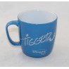 Mug embossed Tigger DISNEYLAND PARIS blue cup ceramic