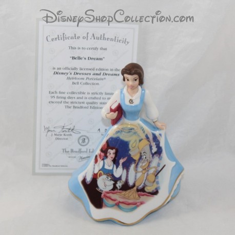 Beautiful porcelain figure DISNEY Bradford Limited Edition Bell Editions Beauty and the Beast