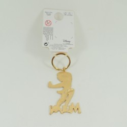 Schlüsselanhänger Mulan DISNEY PRIMARK Metall goldgrün 10 cm