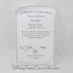 Disney Bradford Obra Limitada Edición Blanca Nieve Figura de Porcelana