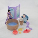 Figura de Mulan DISNEY con gran juego de madre y preparación para el emparejador