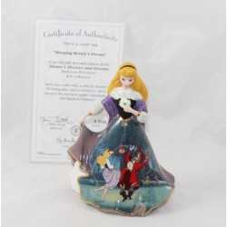Figurine porcelaine Aurore DISNEY Bradford Editions Bell La Belle au bois dormant paysanne