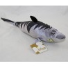 Peluche Mordicus requin DISNEY STORE La petite siréne 2 gris noir 32 cm