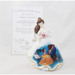 Figurine porcelaine Belle DISNEY Bradford Editions Bell La Belle et la Bête mariée édition limitée