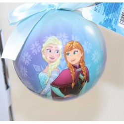 Boule de Noël Elsa et Anna DISNEY La reine des neiges bleu