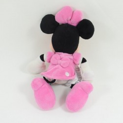 Little plush Minnie DISNEY STORE dress pink white polka dots 25 cm