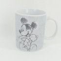 Mug Mickey DISNEY dessin crayon gris blanc noir 10 cm