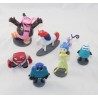 Lot de 7 figurines Vice Versa DISNEY STORE pvc 12 cm