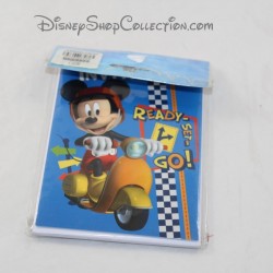 6 tarjetas de invitación de cumpleaños individuales de la tarjeta Disney Mickey