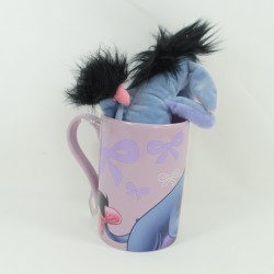 Plush Mug Bourriquet DISNEY STORE Winnie the Purple Pooh Cup