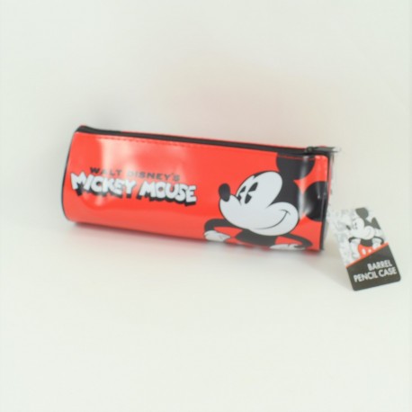 Trousse Mickey Mouse DISNEY Barrel rouge stylos crayons
