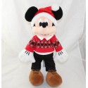 Peluche Mickey DISNEY STORE pull Noël 2018 bonnet 40 cm