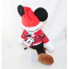 Peluche Mickey DISNEY STORE pull Noël 2018 bonnet 40 cm