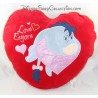 Heart-shaped cushion DISNEY STORE Red Bourriquet 38 cm
