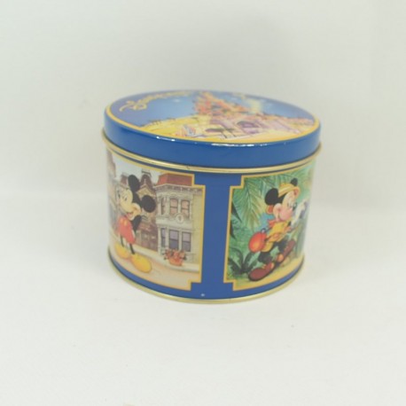 Mickey DISNEYLAND PARIS round vintage retro style box 12 cm