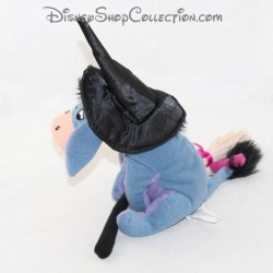 Peluche âne Bourriquet NICOTOY Disney Halloween déguisé en sorcier balais 23 cm