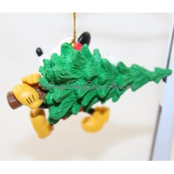 Decorazione sospensione DISNEY Topolino indossa il suo ornamento albero di Natale 7 cm