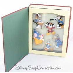 Buch Storybook Band Leader DISNEY Christmas Collection Set 6 Ornamente Kunstharz Story-Book 8 cm