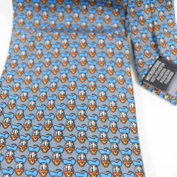 Donald DISNEY Krawatte grau blau Mann Mickey Unlimited